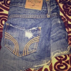 Hollister jean shorts
